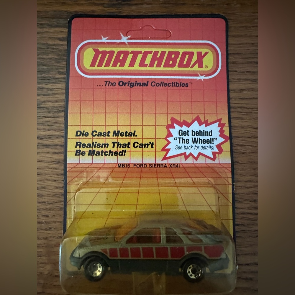 Matchbox die cast metal Ford Sierra xr4i vintage new in box - Picture 1 of 3